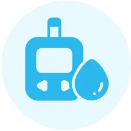 Diabetes (HbA1c) Blood Test Icon